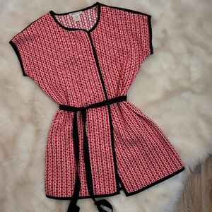 Pendleton wrap tunic